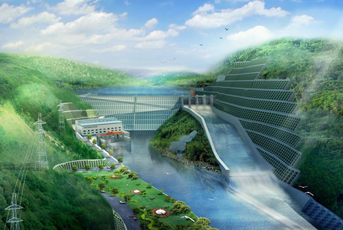 峨山老挝南塔河1号水电站项目